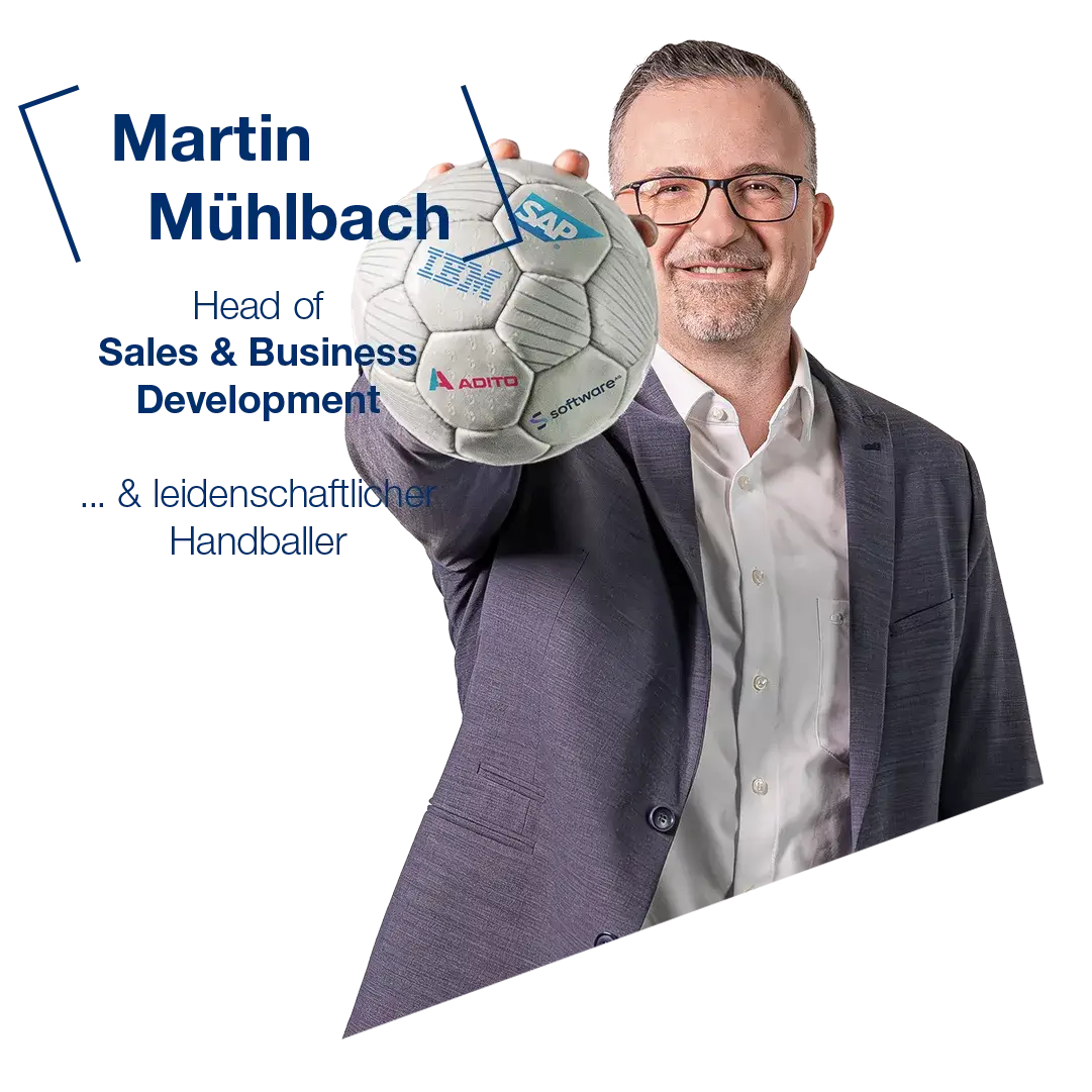 Martin Mühlbach | Head of Sales & Business Development | ITARICON mit Handball